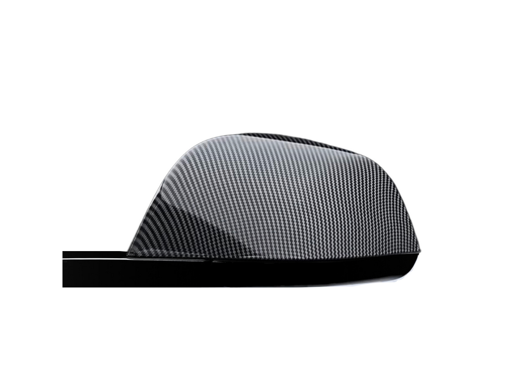 2024/2025 Model 3 Highland - Glossy Carbon Fiber Mirror Caps